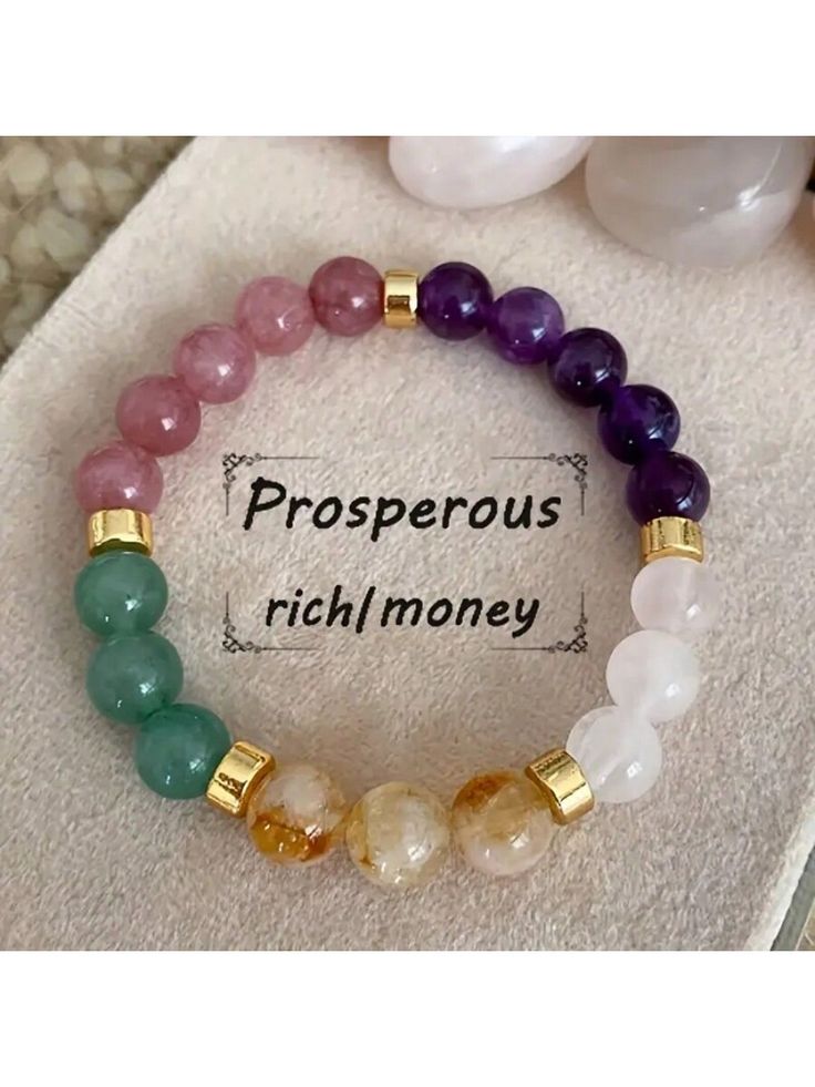 Prosperity Bracelet, Abundance Bracelet, Wealth Crystal Bracelet, Healing Energy, Success Jewelry, Citrine Bracelet, Money Attraction, Positive Energy