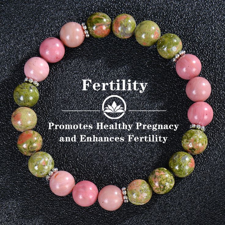 Fertility Bracelet, Pregnancy Support Bracelet, Women’s Healing Bracelet, Unakite Bracelet, Rhodonite Bracelet, Emotional Healing Stone, Motherhood Bracelet, Natural Crystal Jewelry