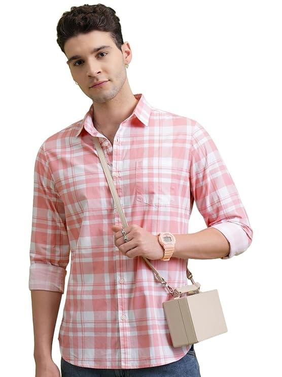DEELMO Men’s Stylish Cotton Blend Casual Shirt - Image 3